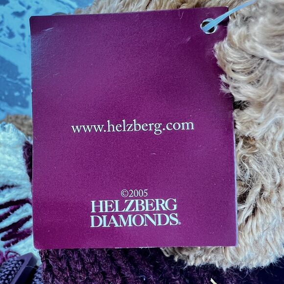 I Am Loved Teddy Bear 2005 Helzberg Diamonds Stuffed Bear Gift‎ Pouch Backpack - Picture 9 of 11